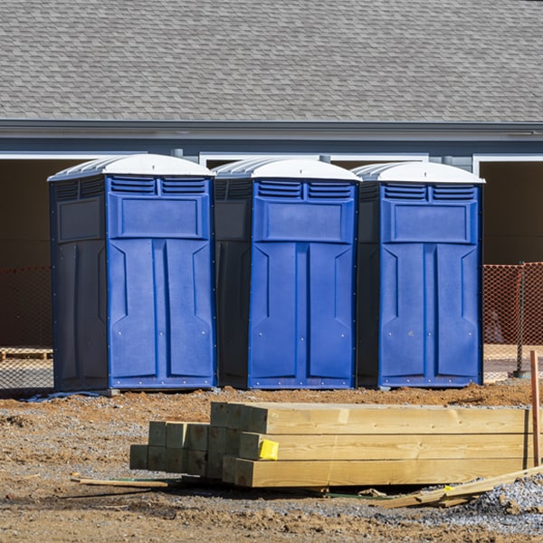 what is the maximum capacity for a single portable restroom in Lattimore